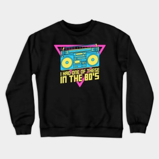 80's Boombox Crewneck Sweatshirt